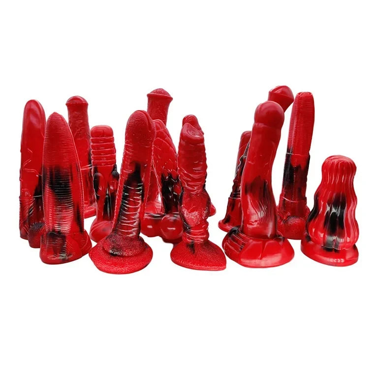 Women's Artificial Penis Manual Masturbation Orgasm Stick Vaginal Anal Masturbation Toy Color Anal Plug