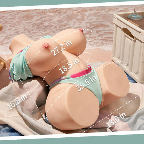 LsLa- 22.60 lbs Beach Beauty Girl Slim Waist Sex Torso