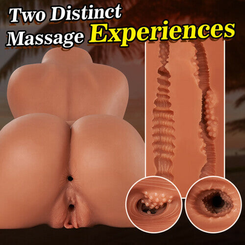 JASMIN - 3 in 1 Vagina Anus and Breasts Triple Sensations Lightweight Portable Sex Torso Love Sex Doll