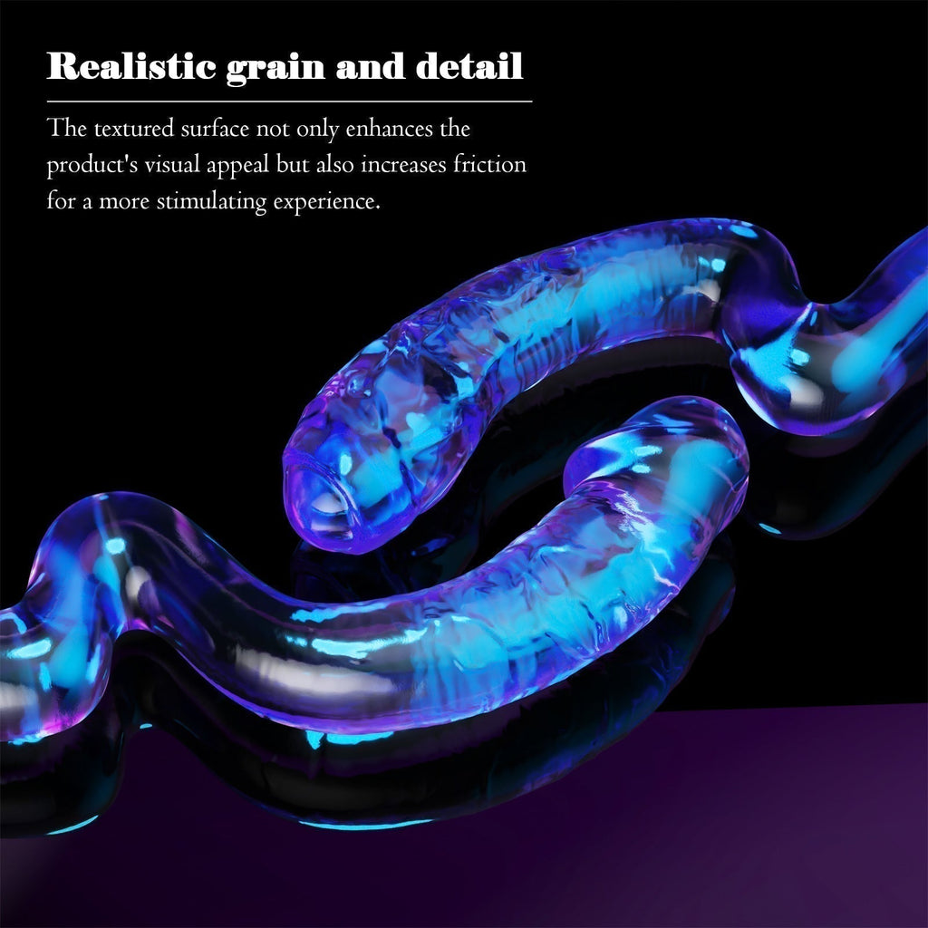 Double-ended Glass Dildo for G-Spot & P-Spot