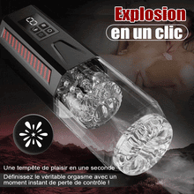 Load image into Gallery viewer, Mars - Oral Dominator 7 Vibration 7 Rotation 7 Back and Forth 4-in-1 Masturbator with Dual Motors