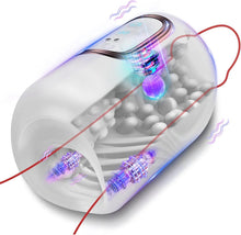 Load image into Gallery viewer, Dual-Motor 10X Tapping Multi-Speed Intense Vibration Stroker