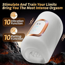 Load image into Gallery viewer, Dual-Motor 10X Tapping Multi-Speed Intense Vibration Stroker
