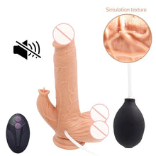 Load image into Gallery viewer, Fake Penis Vibration Machine Gun Women's Water Spray