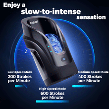 Load image into Gallery viewer, Leten Cannon King Mini 3D Fleshy Telescopic Vibrating Automatic Male Masturbator