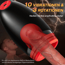 Load image into Gallery viewer, 3 in 1 Glans Massage Master Trainer 3 Spinning 5 Suction Male Mastubators