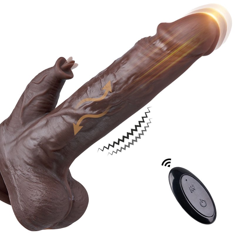 Swing Thrusting with Heating Modes 1:1 Lifelike Upgraded Licking Dildo