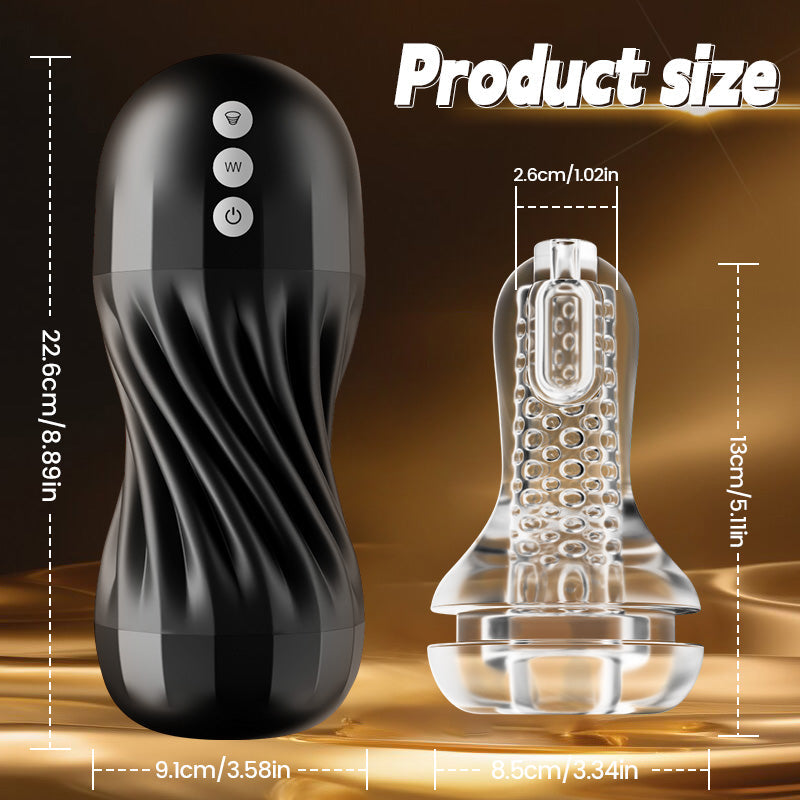 Gasvortex 7x Suction and Vibration Twistable Casing Male Masturbator