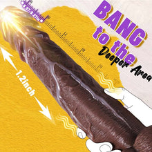 Load image into Gallery viewer, Extra Large Outrider Vibrating Thrusting Thick Long Lifelike Dildo 10.75 In