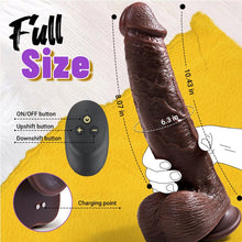 Load image into Gallery viewer, Extra Large Outrider Vibrating Thrusting Thick Long Lifelike Dildo 10.75 In