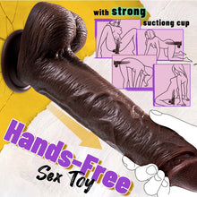 Load image into Gallery viewer, Extra Large Outrider Vibrating Thrusting Thick Long Lifelike Dildo 10.75 In