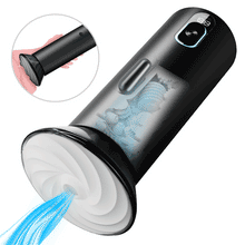 Load image into Gallery viewer, 9 Suction Modes &amp; Powerful Vibration 2.8x Wide Sleeve Electric Male Masturbator Cup