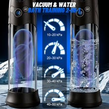Load image into Gallery viewer, BathFun Pro - AI Pressure-Controlled 9 Vacuum Training LCD Real-Time Pressure Display 58dB Penis Pump