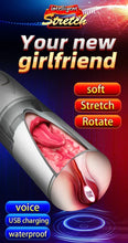 Load image into Gallery viewer, Full Automatic Telescopic Rotating Aircraft Cup Men's Balanus Masturbation Exerciser Adult Sex Toys Wholesale