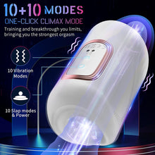 Load image into Gallery viewer, Dual-Motor 10X Tapping Multi-Speed Intense Vibration Stroker
