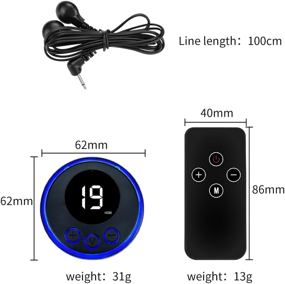 Electro Shock Adjustable Dual Penis Ring Testicle Ring Set