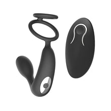 Load image into Gallery viewer, Remote Control Lock Semen Men's Vibration Front And Rear Atrium Anal Plug Stimulation Masturbation Device Men's Lock Yang Products Penis Massage Collar