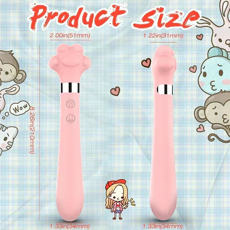 Cat Claw Dual Vibrator Magic Wand Massager