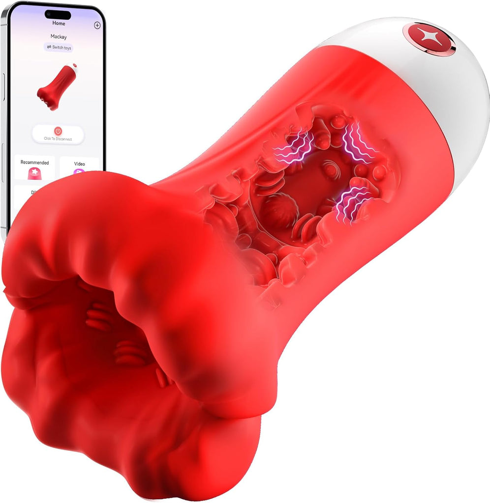 9X Training Stroker with App Remote Control Penis Vibrator
