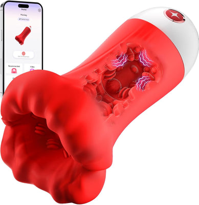 9X Training Stroker with App Remote Control Penis Vibrator