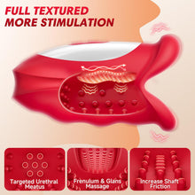 Load image into Gallery viewer, New 4 in 1 Waving Blowjog Trainer Wave Tongue Motion Penis Vibrator
