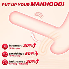 Load image into Gallery viewer, New 4 in 1 Waving Blowjog Trainer Wave Tongue Motion Penis Vibrator