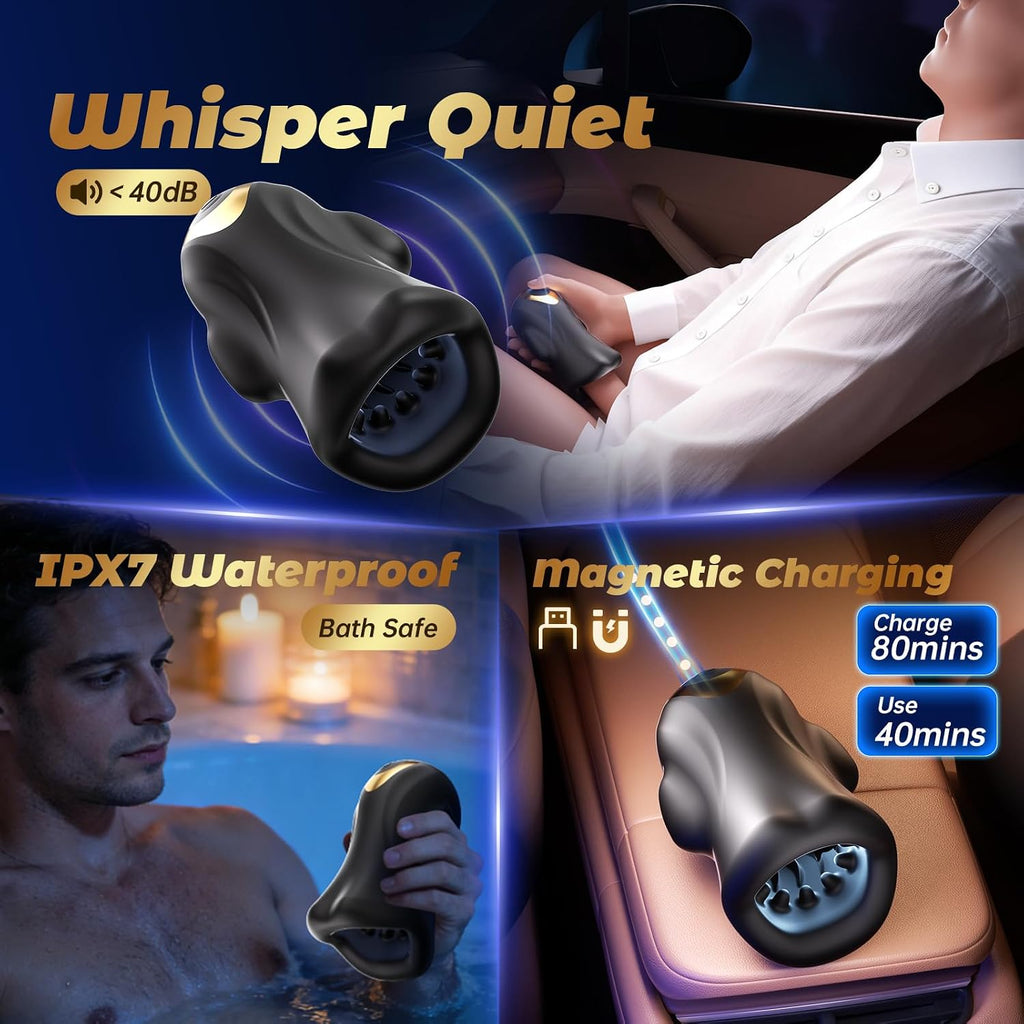 6-In-1 AI Interactive  Male Masturbator Penis Trainer