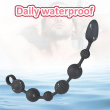 Load image into Gallery viewer, Star Beads Sex Products Foreign Trade Products Men's Appliances Vibration Backyard Massager Anal Plug Shaped Vibration