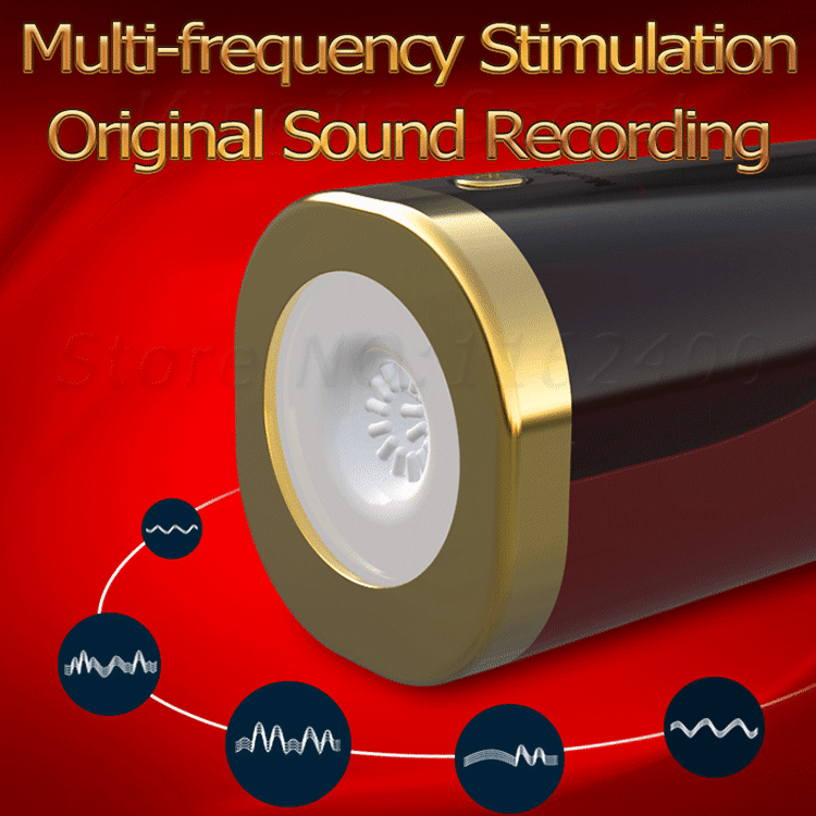 Men Airplane Cup Electric Intelligent Heating Male Masturbator Induction Type Vocal Toy