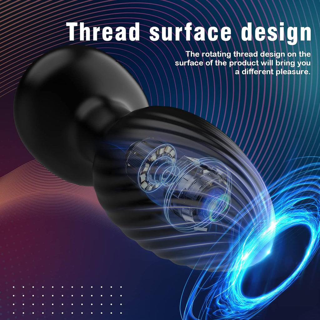 Anal Toys Anal Plug with 7 Rotation & 7 Vibration Anal Vibrators