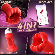 Load image into Gallery viewer, 9X Training Stroker with App Remote Control Penis Vibrator