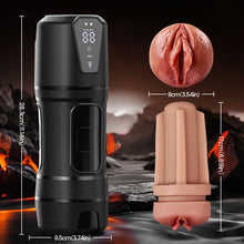 Load image into Gallery viewer, Challenger - 10 Vibrations 5 Suctions Ultra-Realistic Vagina Simulated Masturbator