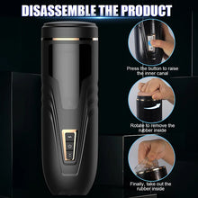 Load image into Gallery viewer, Aircraft Cup Automatic Men's Inside Telescopic Vacuum Oral Masturbation Cup Adult Sex Products Automatic Trainer Wholesale