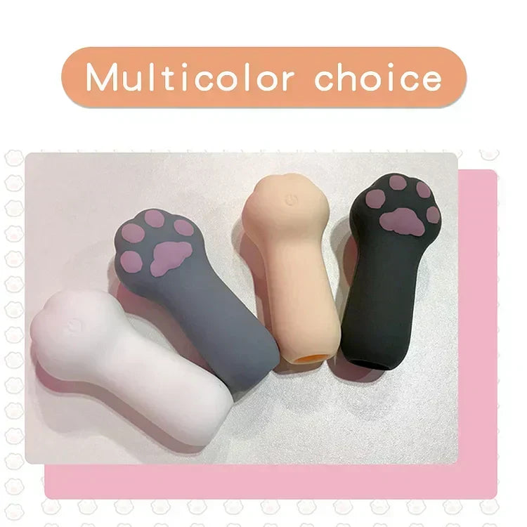 Kitten Paw Fingertip I Egg Skipping Vibrating Stick Female Massage Masturbator Clitoris Stimulating