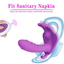 Load image into Gallery viewer, Women's Sex Toy App Wearing Butterfly Remote Control Masturbation Vibrator Egg Hopping Massager Wearing Penis