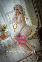 Load image into Gallery viewer, US Stock - YAMIEE Dahlia Unique Design 164cm K32 Silicone Head Sex Doll Realistic TPE Body Adult Love Doll