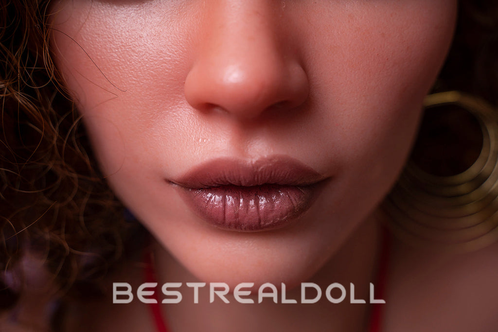 US Stock - RIDMII Anita Unique Design 162cm Silicone ROS Head Sex Doll #461 TPE Body Movable Jaw Adult BBW Love Doll