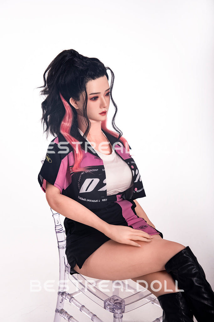 US Stock - RIDMII 163cm Unique Design Muncey Plus Silicone Head Sex Doll TPE Body Medium Boobs Love Doll