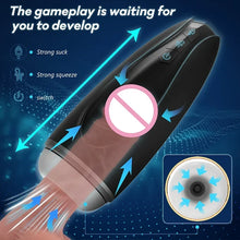 Load image into Gallery viewer, Full Automatic Aircraft Cup Male Masturbator Electric Penis Exerciser