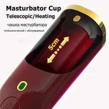 Load image into Gallery viewer, Men Airplane Cup Electric Intelligent Heating Male Masturbator Induction Type Vocal Toy