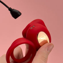 Load image into Gallery viewer, Kiss me Vibrating cock ring