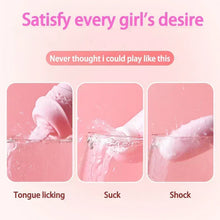 Load image into Gallery viewer, Flirting Egg Female Masturator Tongue Lick Double Shock Fun Jumping Egg Usb Female Adult Toy Fun Supplies