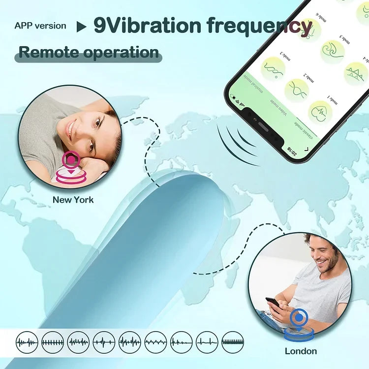 Scissors Vibrator - 9 Frequency Vibration Clitoral Stimulator With App Control