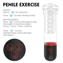 Load image into Gallery viewer, Men's Full Automatic Penis Trainer Intelligent Suction Vacuum Aircraft Cup