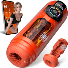 Load image into Gallery viewer, Heated Male Masturbator &amp; Penis Pump — Upgraded 5-in-1 Male Sex Toy with 9 Built-in Modes
