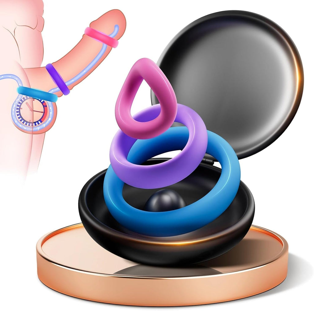 PowerLoop Colored Silicone Cock Ring Set