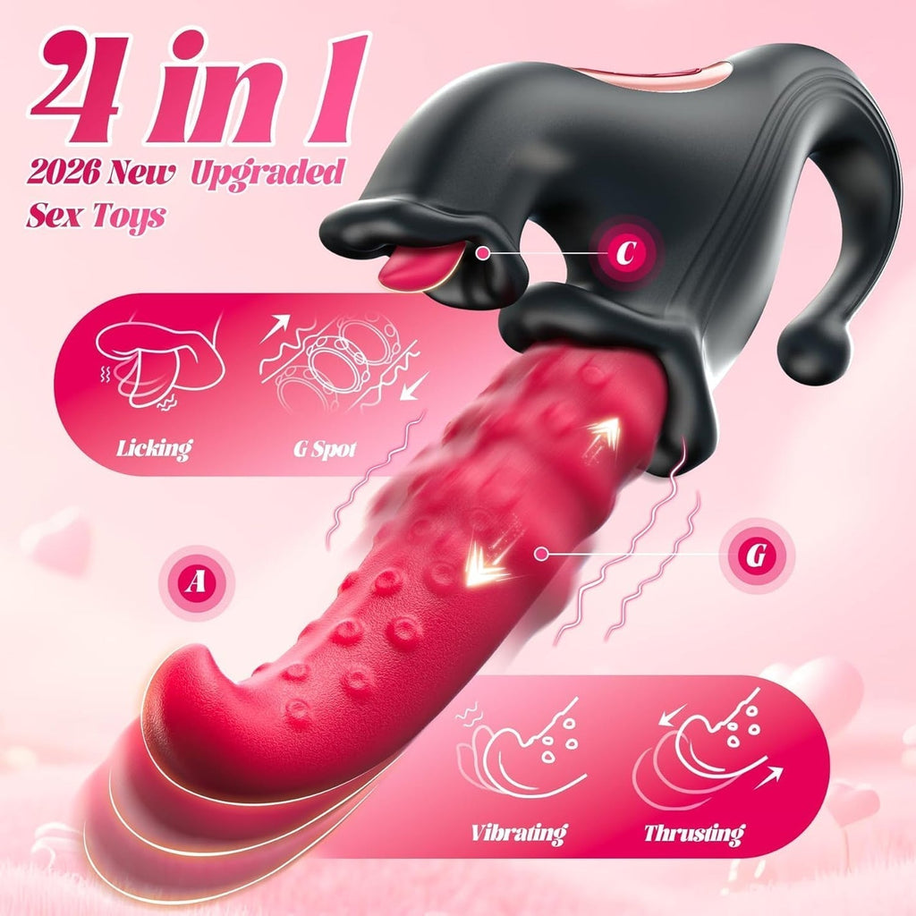 Polite Sinner 4-in-1 Thrusting Vibrator